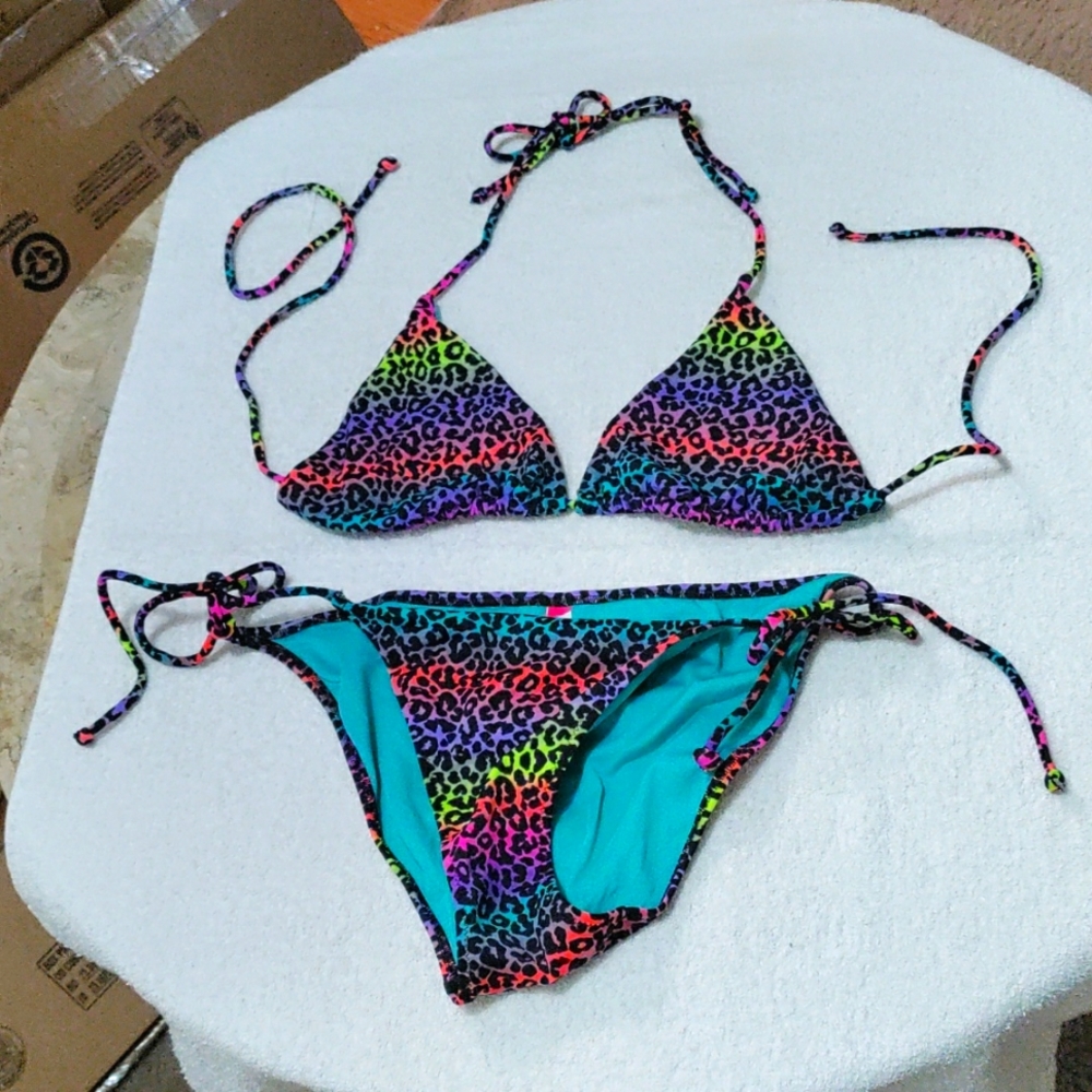 VICTORIA'S SECRET CANDY LEOPARD 2PC